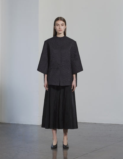 Pleated jacket in Quilt