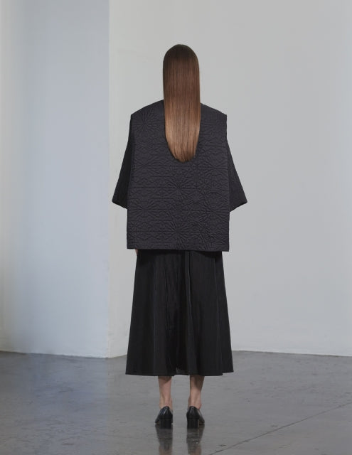 Pleated jacket in Quilt