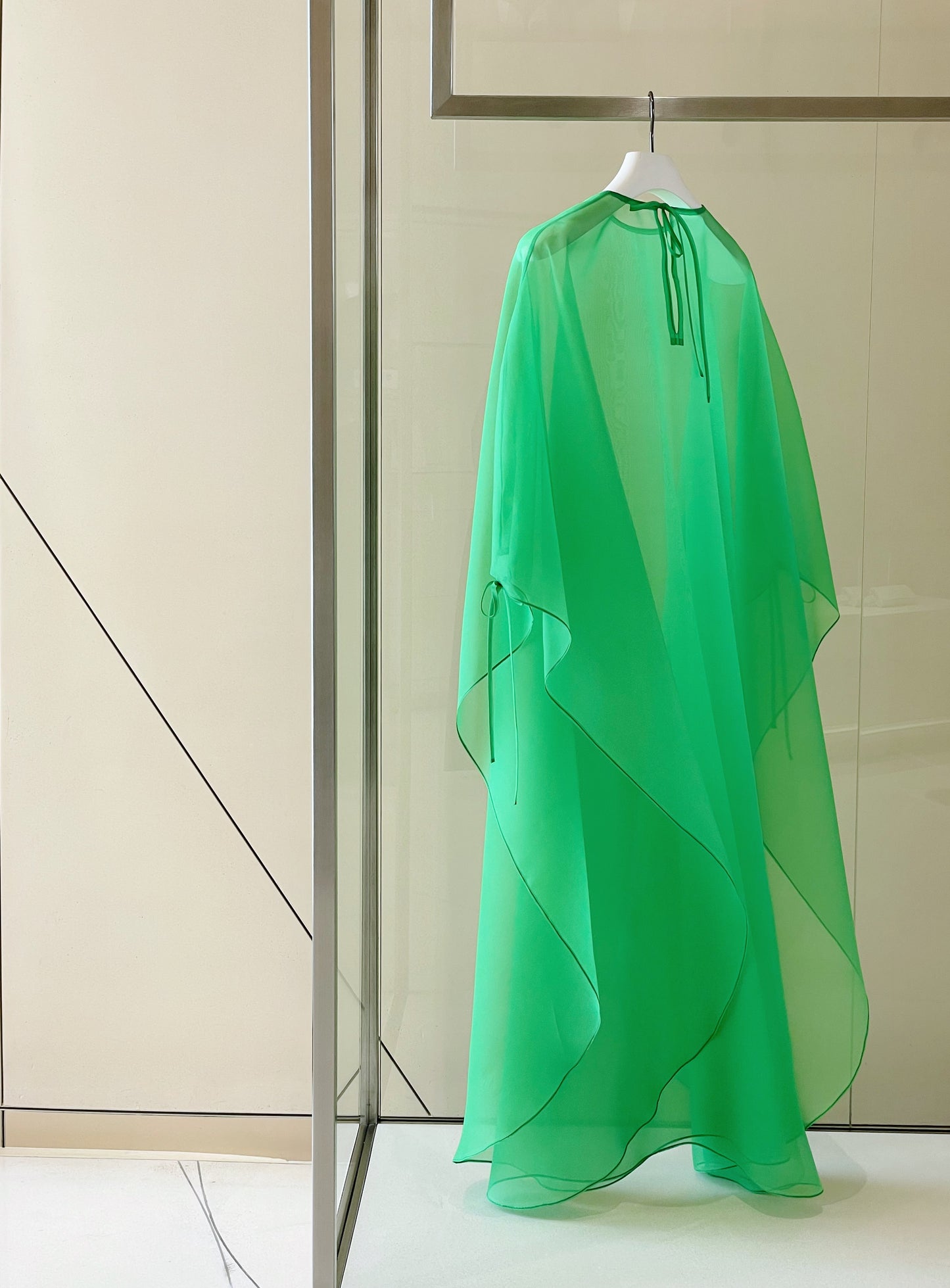 Classic Caftan in Silk Organza with separate Silk Blend Lining