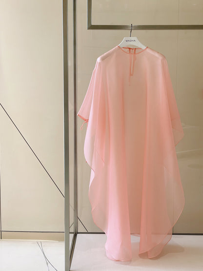 Classic Caftan in Silk Organza with separate Silk Blend Lining