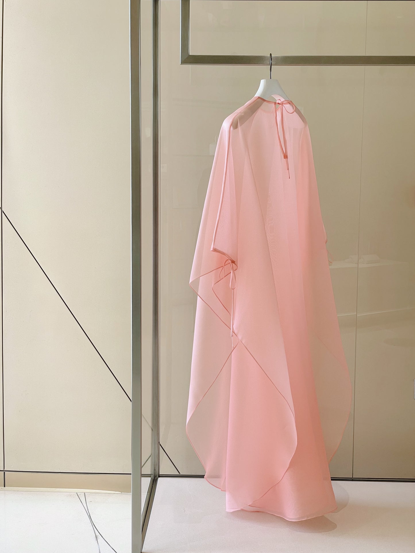 Classic Caftan in Silk Organza with separate Silk Blend Lining