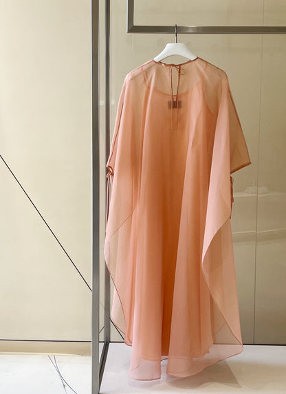 Classic caftan in silk organza